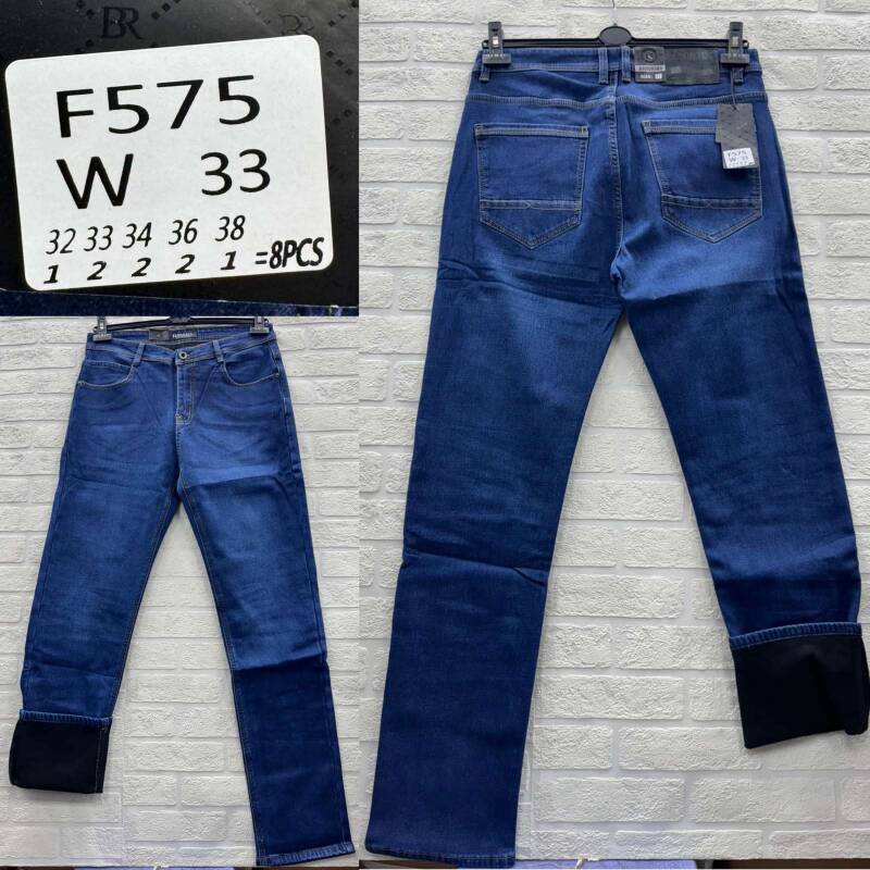 Spodnie jeansy meskie Roz 32-38, 1 Kolor Paczka 8 szt